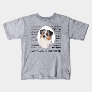 Australian Shepherd Traits Kids T-Shirt